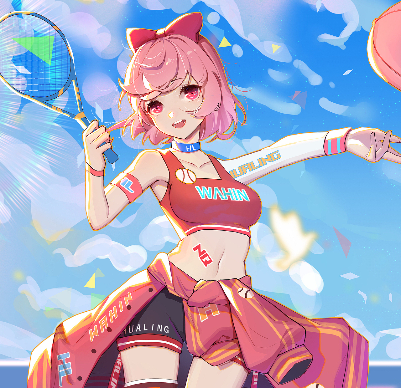 运动会 网球少女