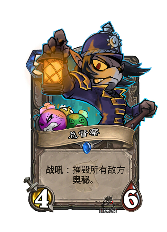 Q版炉石卡牌（图ZMTEyNjY1OTA4） - 新锐潮流插画 - 站酷设计师卡西米尔手绘原创素材 - 站酷ZCOOL