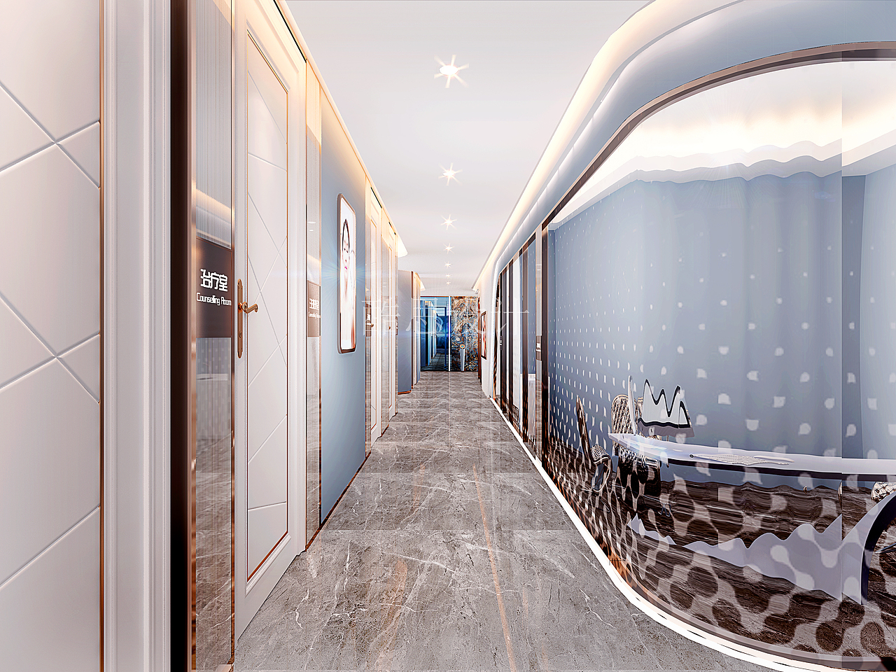 重庆医疗美容设计 医美设计案例 医疗整形美容医院装修（图ZMjUyNTk2MjAw） - 家装设计 - 站酷设计师医院设计装修公司原创素材 - 站酷ZCOOL