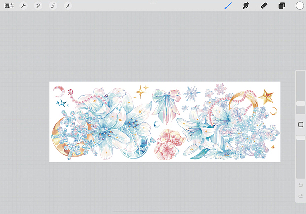 月凛百合～和纸胶带稿（图ZMzI1OTU2NTY4） - 商业插画 - 站酷设计师纸纸酱原创素材 - 站酷ZCOOL