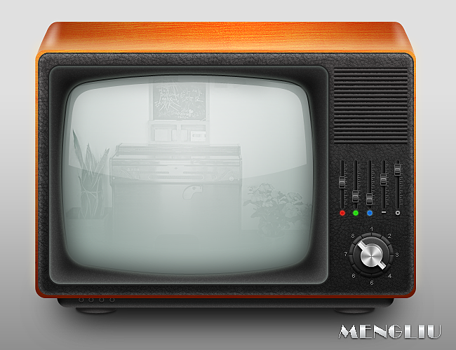 图标临摹-电视机