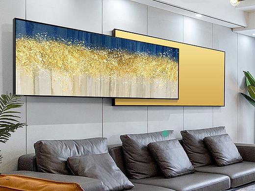 客厅组合画、北欧抽象装饰画、安徽装饰画设计、轻奢画