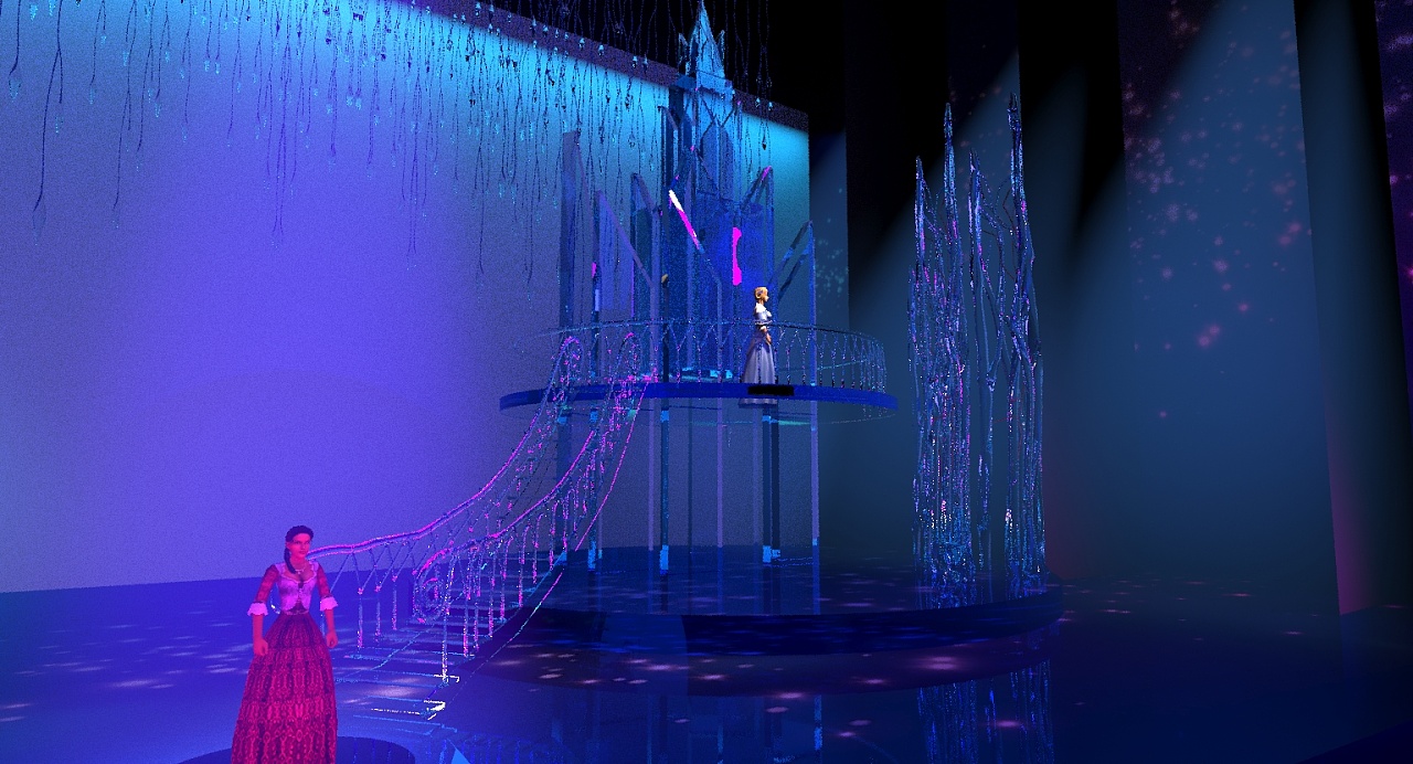 冰雪奇缘舞台与灯光设计