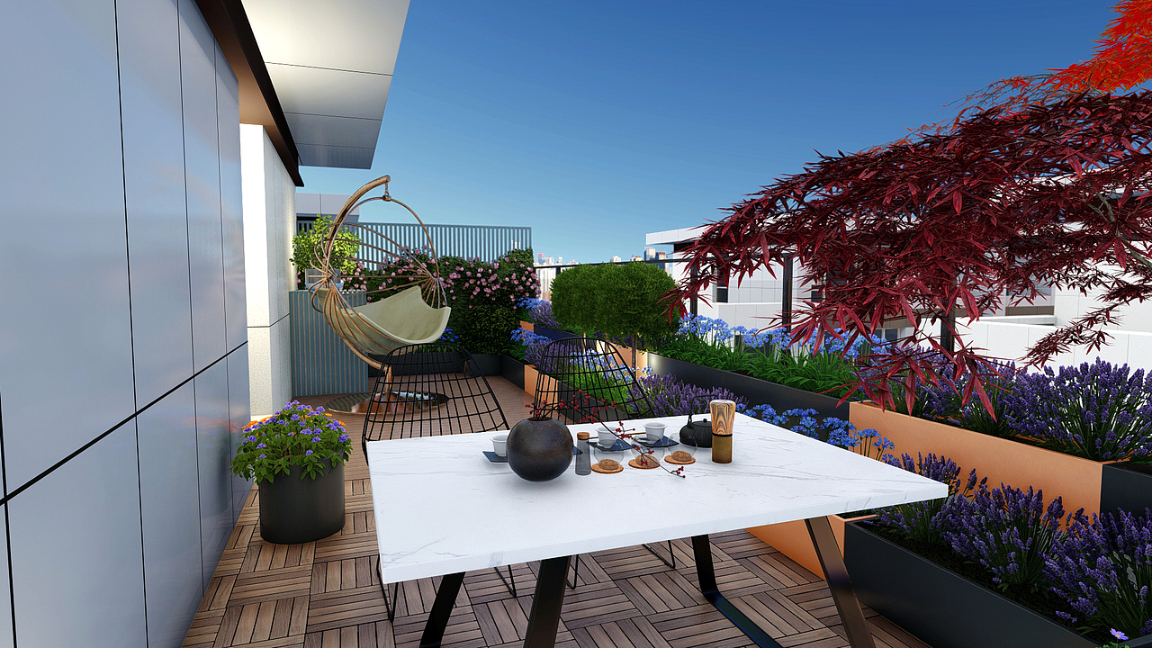 某商业空间花园、露台设计