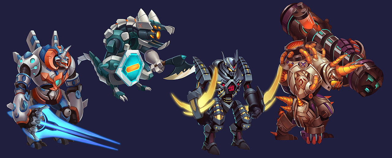 夢(mèng)想三國-Q版手游 角色設(shè)計(jì) 機(jī)甲設(shè)計(jì)（圖ZMTc3ODc2NzY4） - 游戲原畫 - 站酷設(shè)計(jì)師54600原創(chuàng)素材 - 站酷ZCOOL