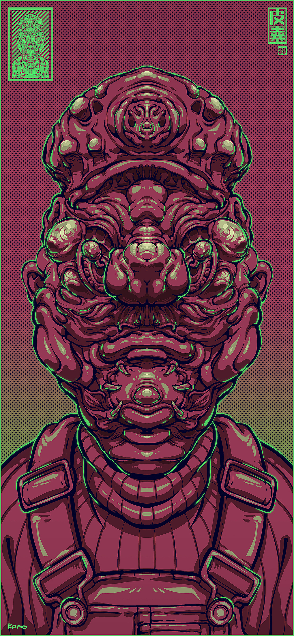 《皮囊》个人插画系列It's Just A Skin No.21-40（图ZMjkyMzU1Nzgw） - 新锐潮流插画 - 站酷设计师kano原创素材 - 站酷ZCOOL