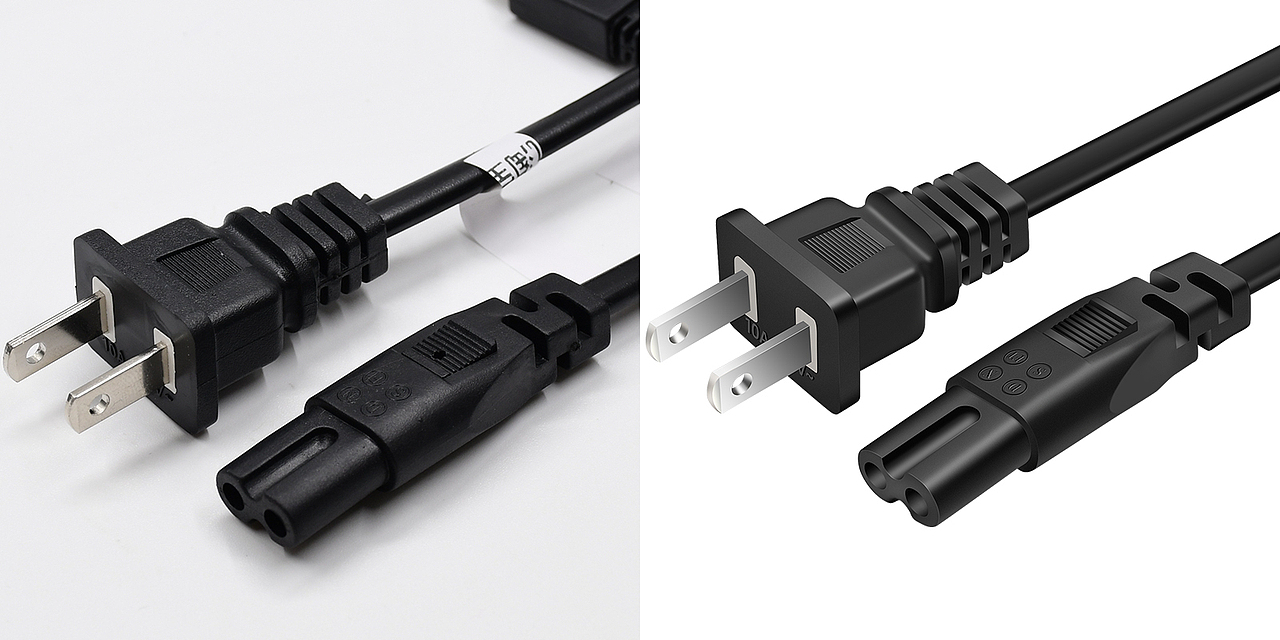 两孔电源线精修