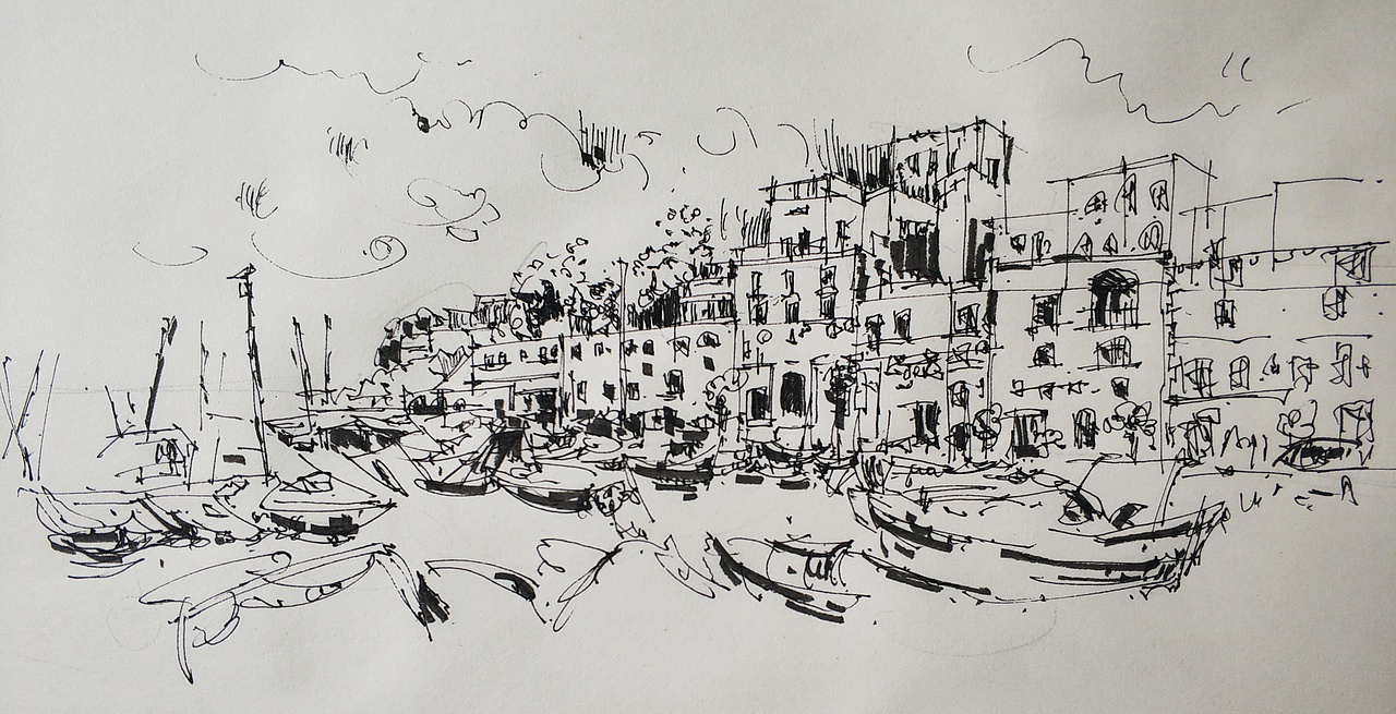 建筑速写（图ZMjAyNDY2MTg0） - 创作习作 - 站酷设计师徐龙光原创素材 - 站酷ZCOOL