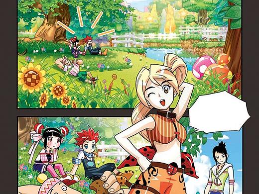 韩国商业漫画设计