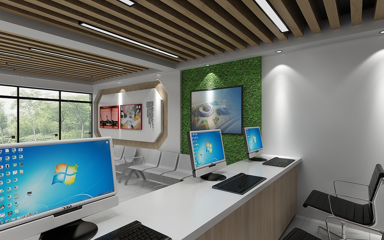 服务大厅设计3D效果图，定制各类3D效果图施工图（图ZMTg0NTgxNzA0） - 场景 - 站酷设计师3D设计师NG男原创素材 - 站酷ZCOOL