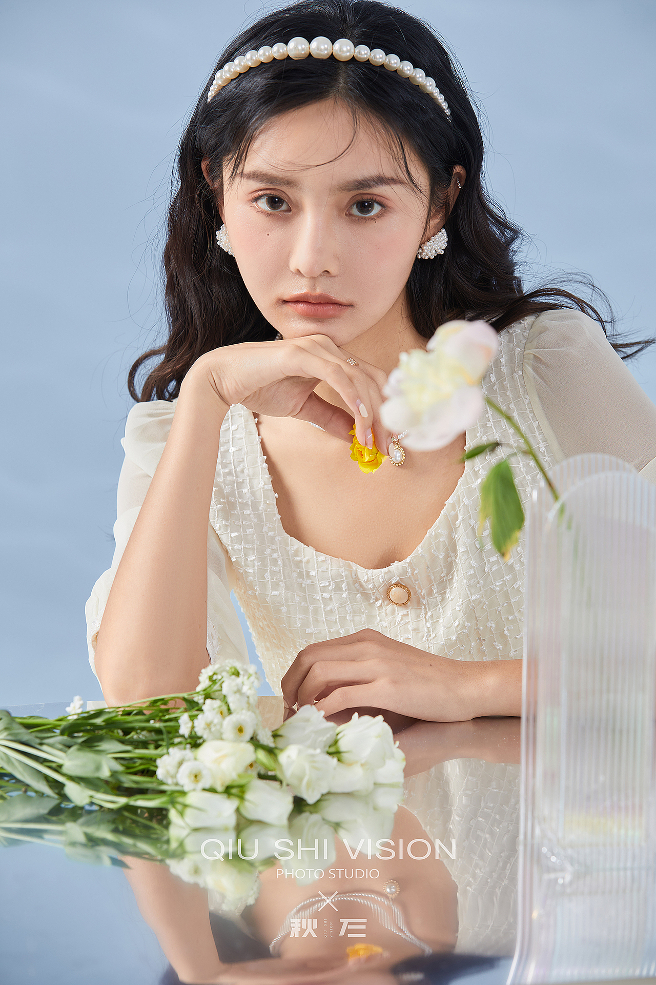 女装夏装连衣裙创意棚拍 甜美风女装棚拍