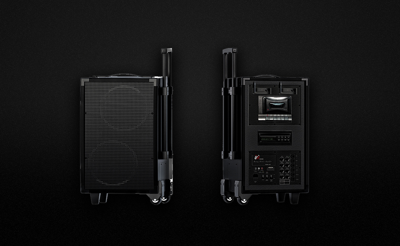 功放外观设计音箱类产品设计|工业设计