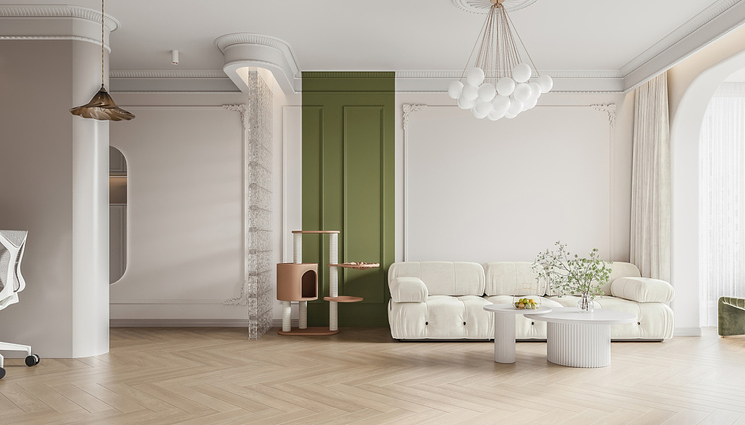 将法式浪漫构筑于现代空间