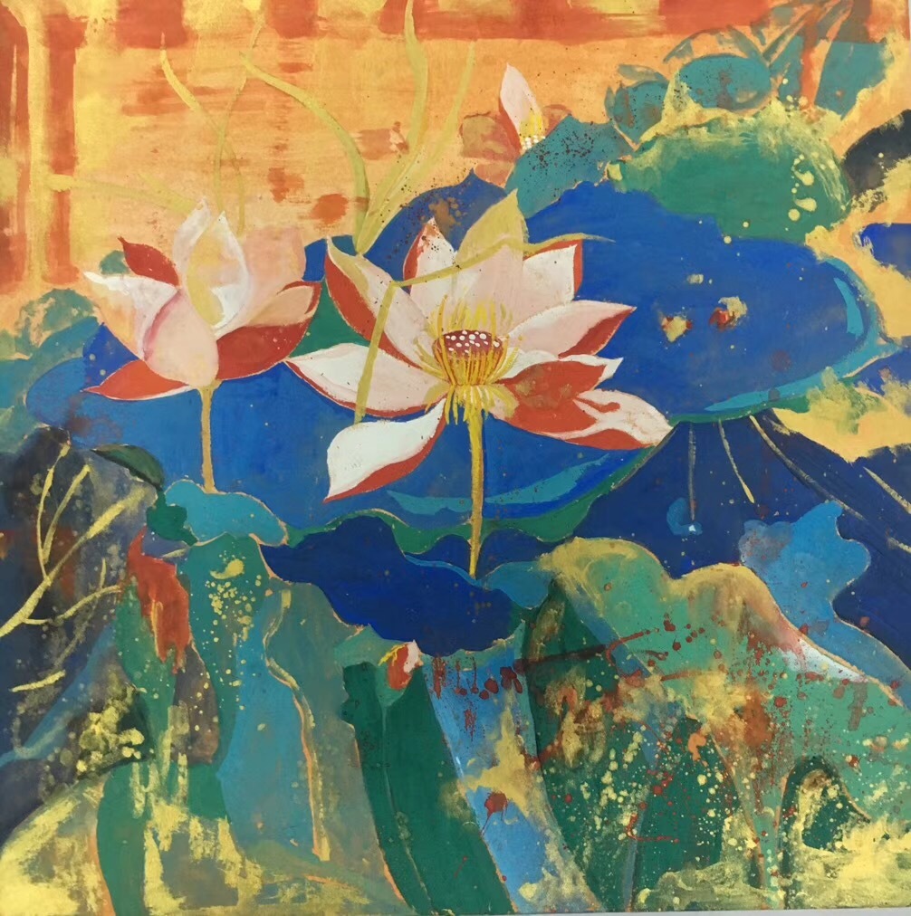 莲——|纯艺术|国画|萌逗wm - 原创作品 - 站酷 (zcool)