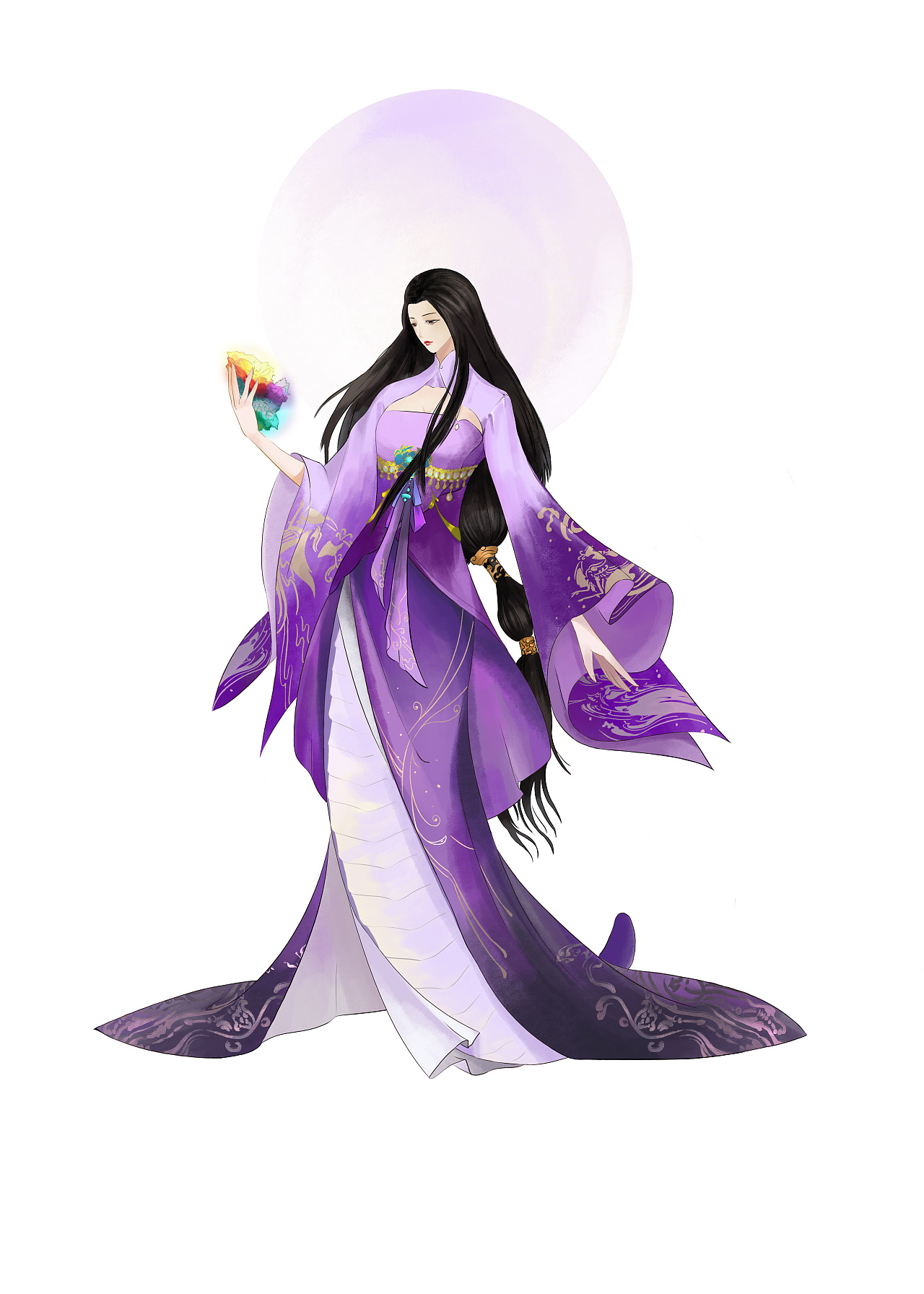 角色:女娲|插画|游戏原画|拾光笔默 - 原创作品 - 站酷 (zcool)