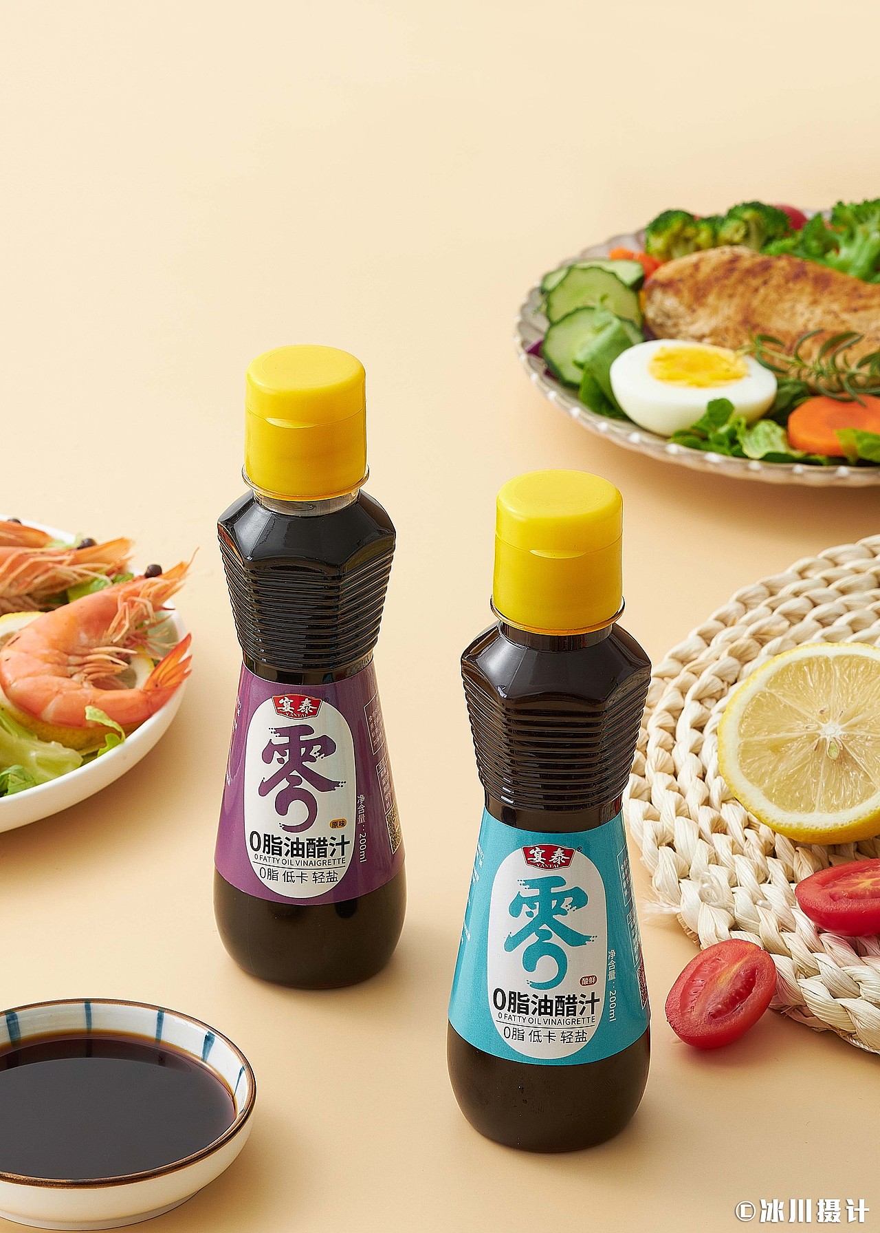油醋汁拍摄丨©冰川摄计 [ 徐州菜品拍摄 ]