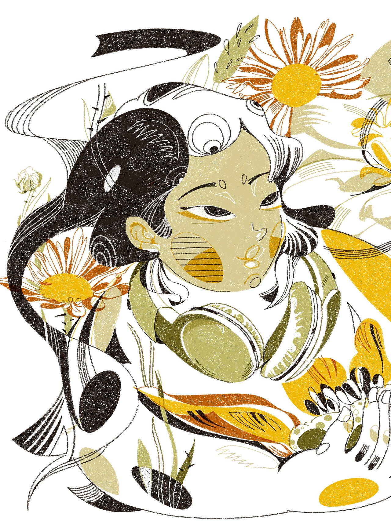 索尼 x 阿怪站左“延续——迷情乐章”（图ZMzEzNjU4Njc2） - 商业插画 - 站酷设计师阿怪站左原创素材 - 站酷ZCOOL