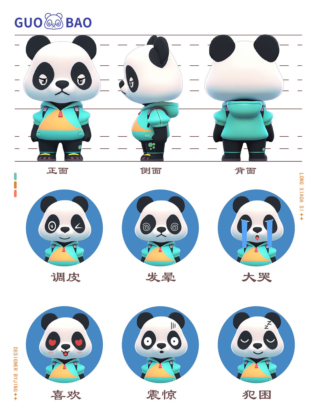国宝熊猫IP形象设计（图ZMzU5MDk0OTA0） - IP形象 - 站酷设计师静啊981104原创素材 - 站酷ZCOOL