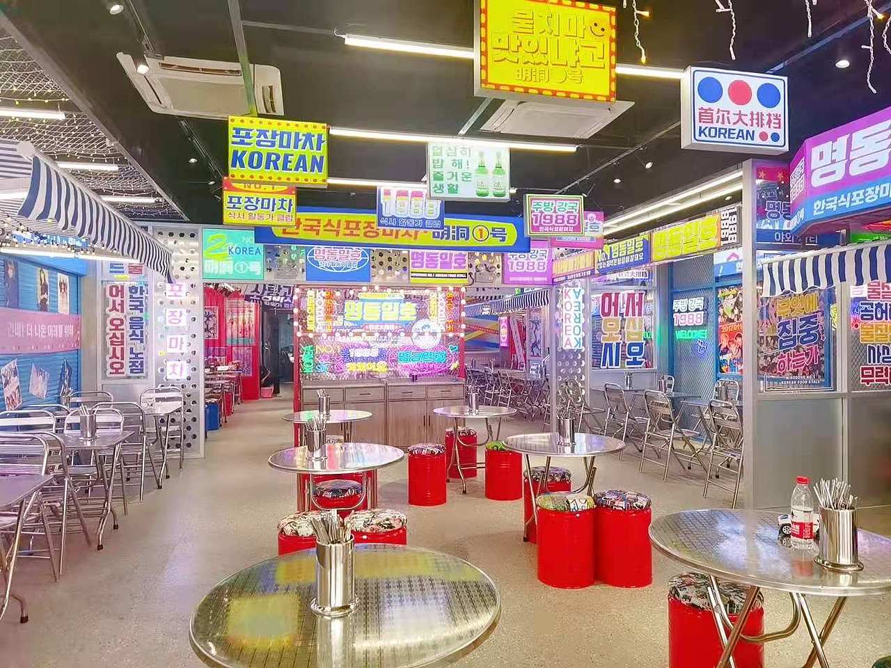 白日梦划 l 明洞壹号韩国烤肉大排档空间及品牌设计