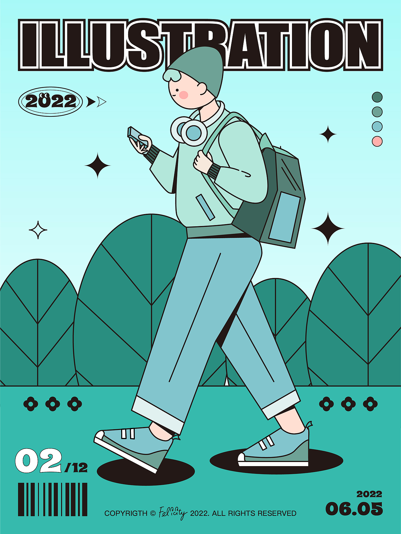 描边风人物插画（图ZMzAzNzMxMjE2） - 创作习作 - 站酷设计师耶子恩原创素材 - 站酷ZCOOL