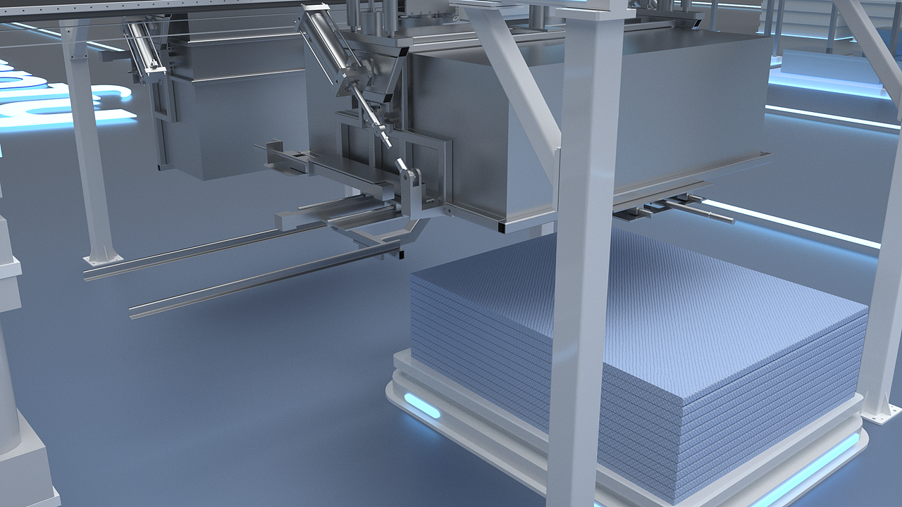 Tenfy智能自动化工厂动画