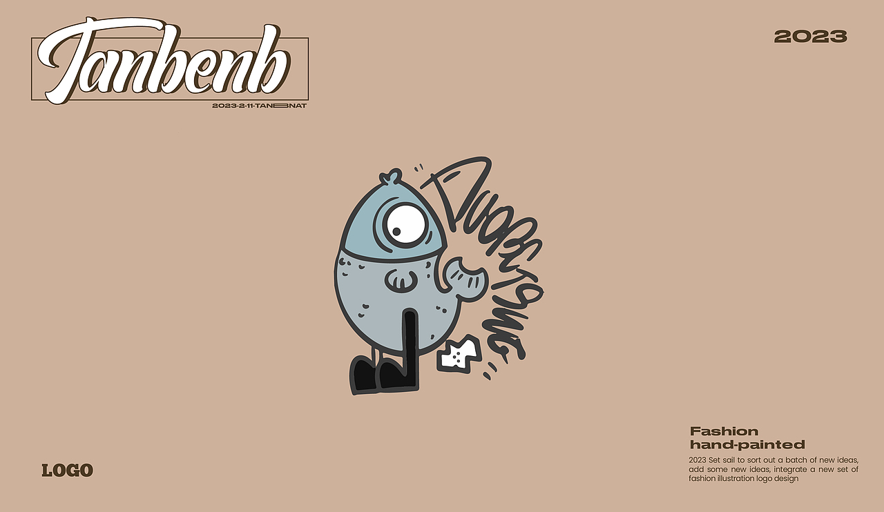 2023-潮流手绘LOGO