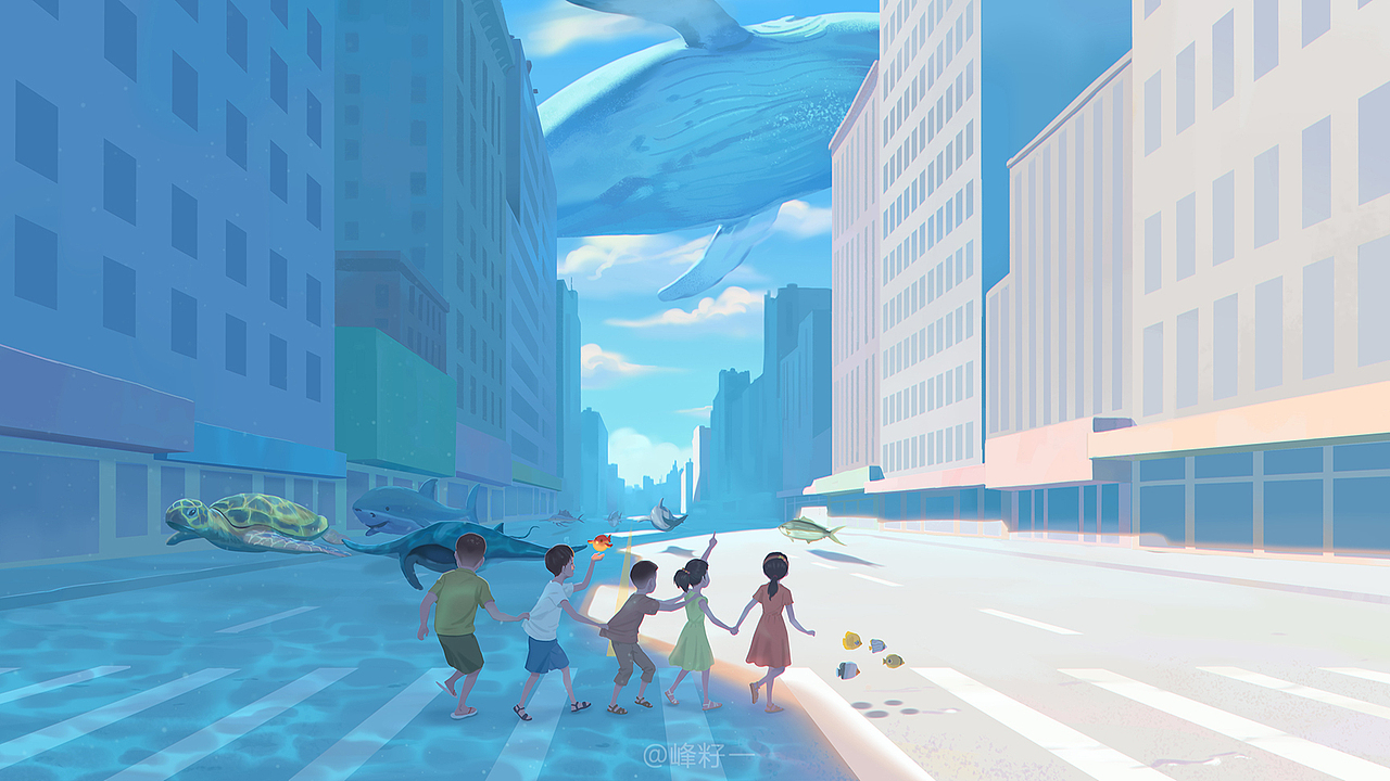 《童梦嬉戏》(图ZMzEwODU0Mzk2) - 创作习作 - 站酷设计师峰籽一原创素材 - 站酷ZCOOL