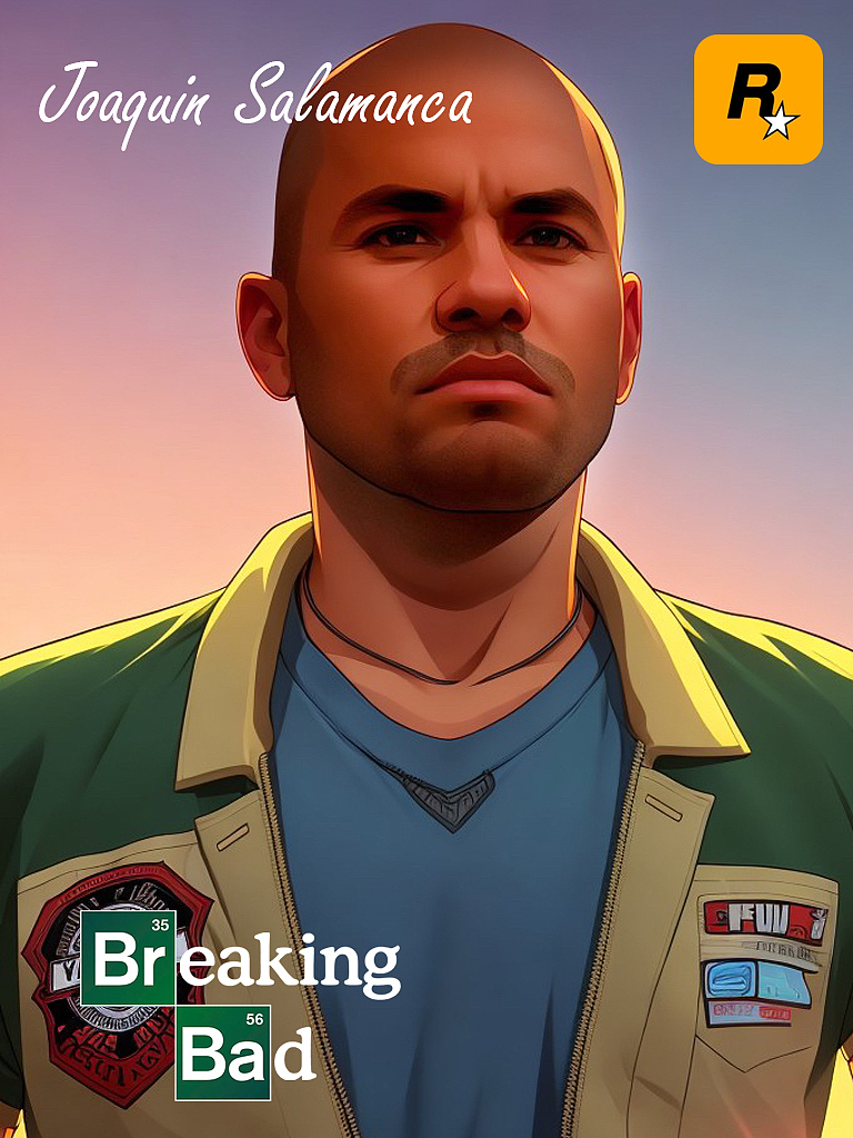 GTA版《絕命毒師》人物群像（圖ZMzU0MDQ4NjMy） - 藝術(shù)插畫 - 站酷設(shè)計師零度暗物質(zhì)原創(chuàng)素材 - 站酷ZCOOL