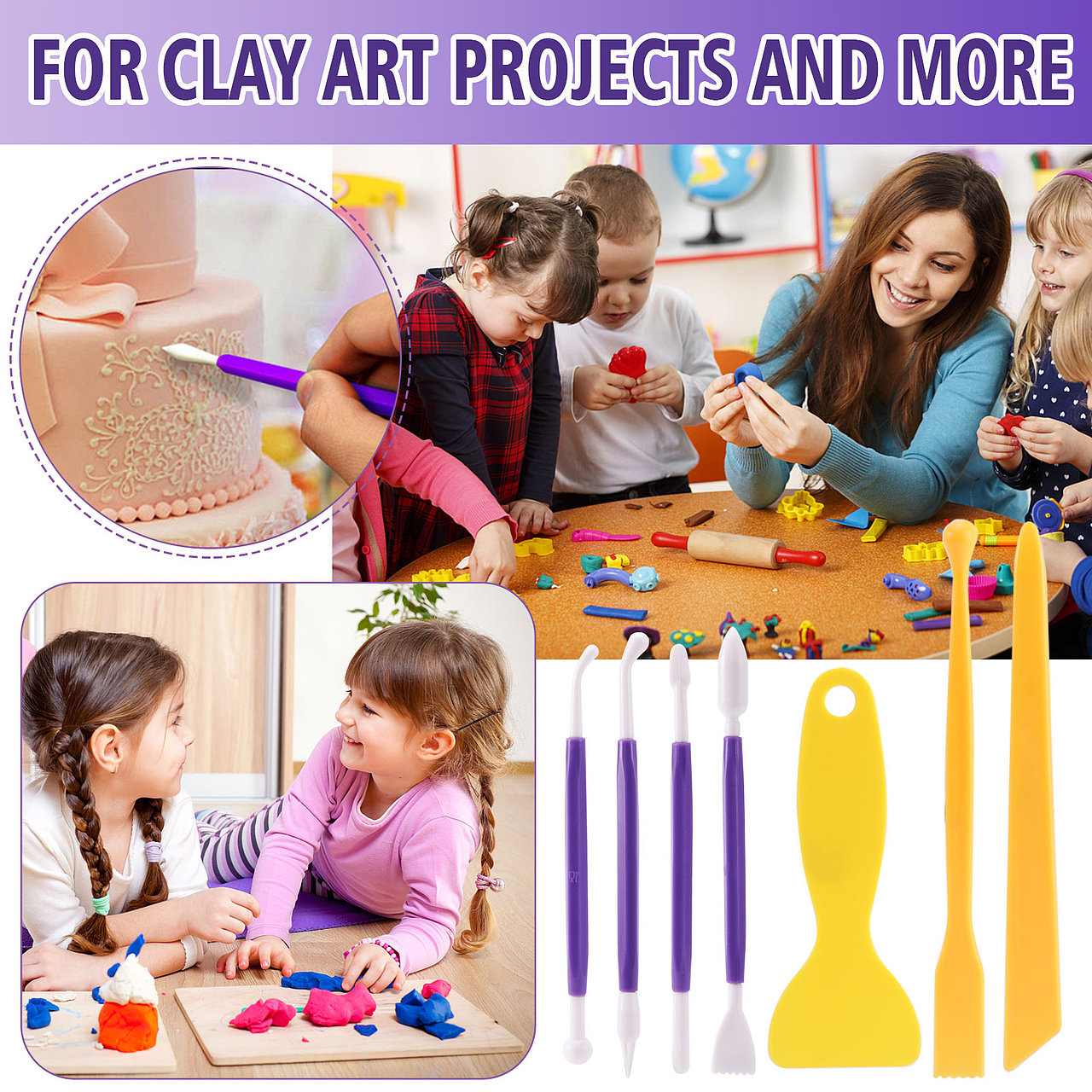 24件套软陶粘土工具