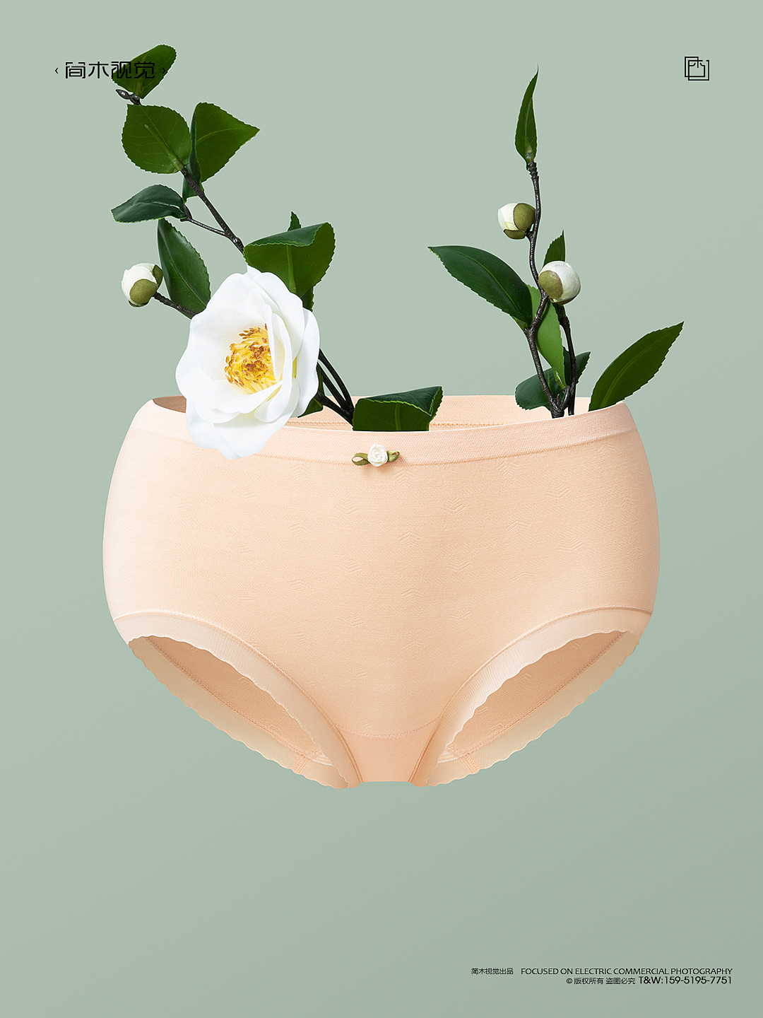 女士内裤产品摄影丨她概念 × 简木视觉 内衣创意拍摄
