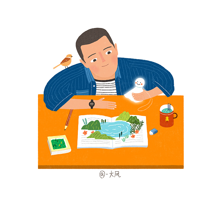 杂志插图 （4月-8月）（图ZOTAxMDI4NTY=） - 商业插画 - 站酷设计师大凤在杭州原创素材 - 站酷ZCOOL
