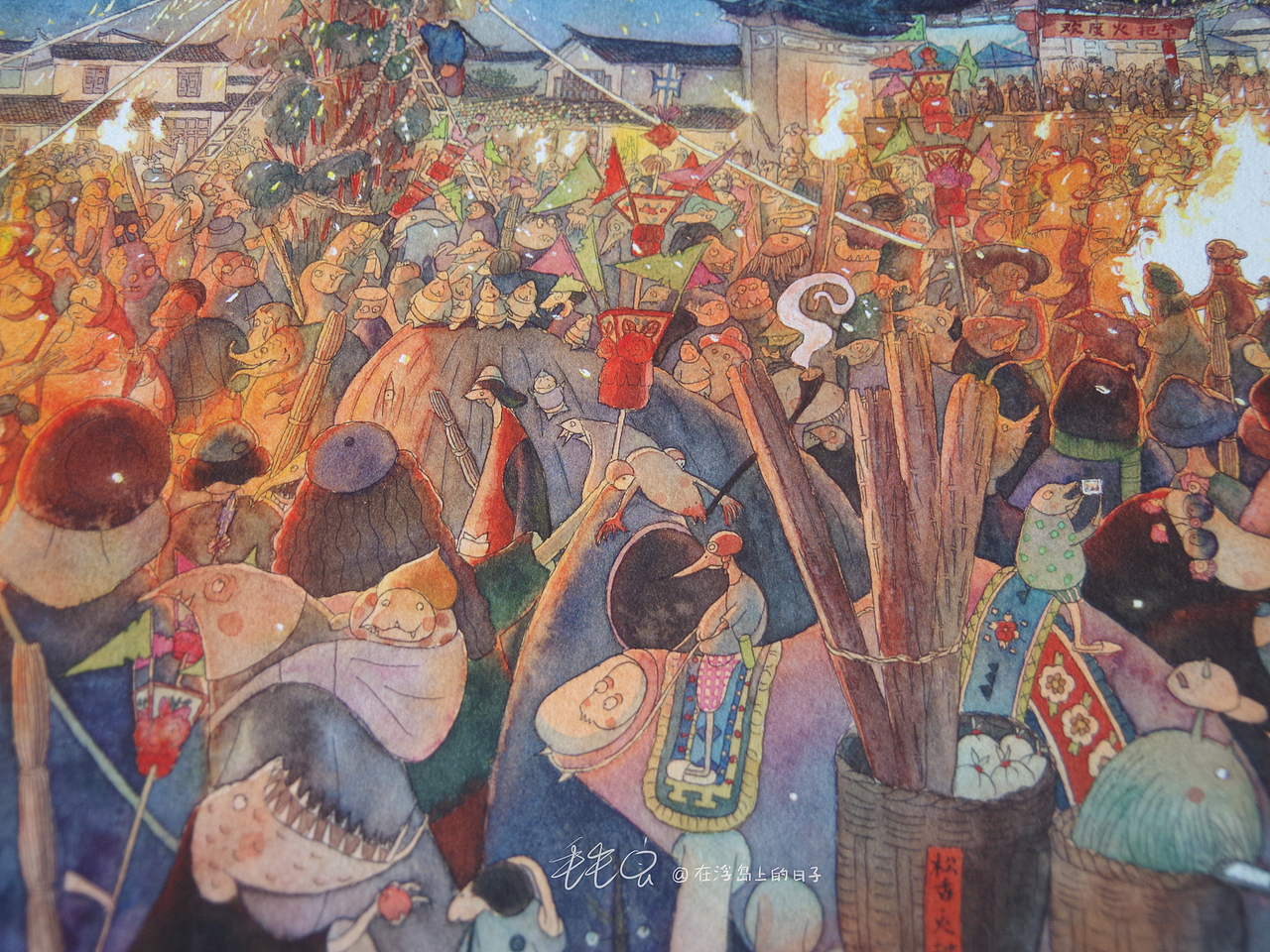 怪物大理5——平淡生活里隆重的浪漫（图ZMjExMjM3ODUy） - 商业插画 - 站酷设计师在浮岛上的日子原创素材 - 站酷ZCOOL