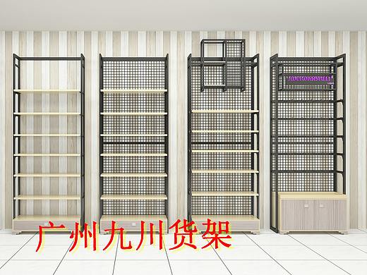 伶俐精品店货架白色同款展示架