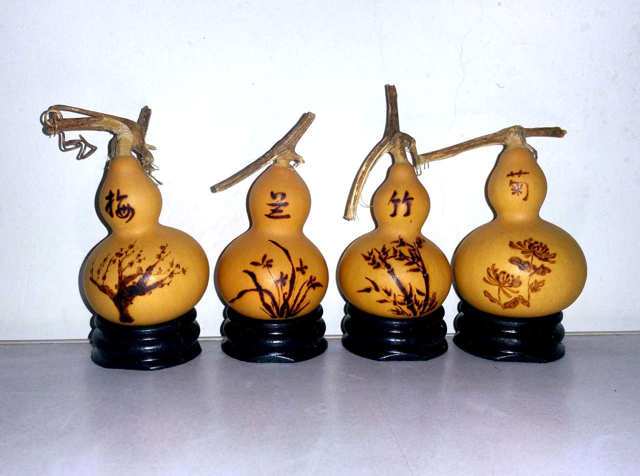 非物质文化遗产烙画葫芦|纯艺术|绘画|一只正气ne - 原创作品 - 站酷