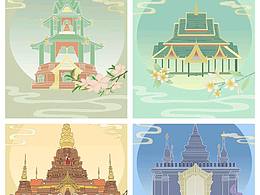 夢幻版納——旅游文創(chuàng)插畫設(shè)計(jì)