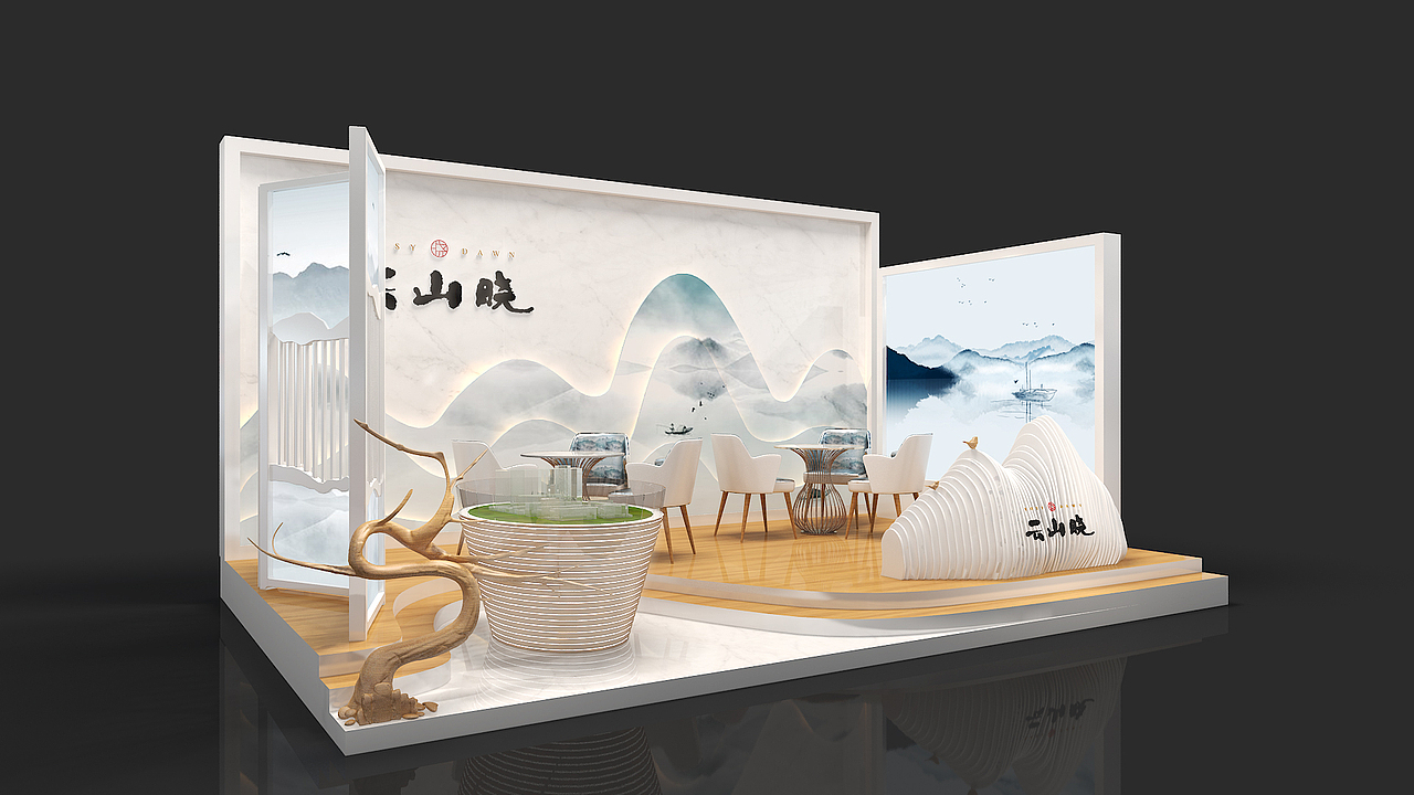 地产小展台（图ZMjMxNzc2ODQ0） - 其他三维 - 站酷设计师AY51815原创素材 - 站酷ZCOOL