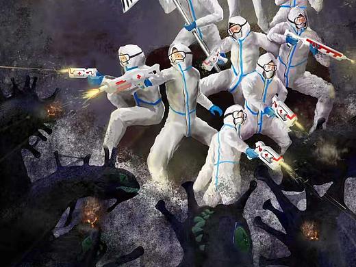 疫情原创插画（个人主页-ZNTE5NjUzNzI=） - 创作习作 - 站酷设计师NORYEECHEN原创素材 - 站酷ZCOOL