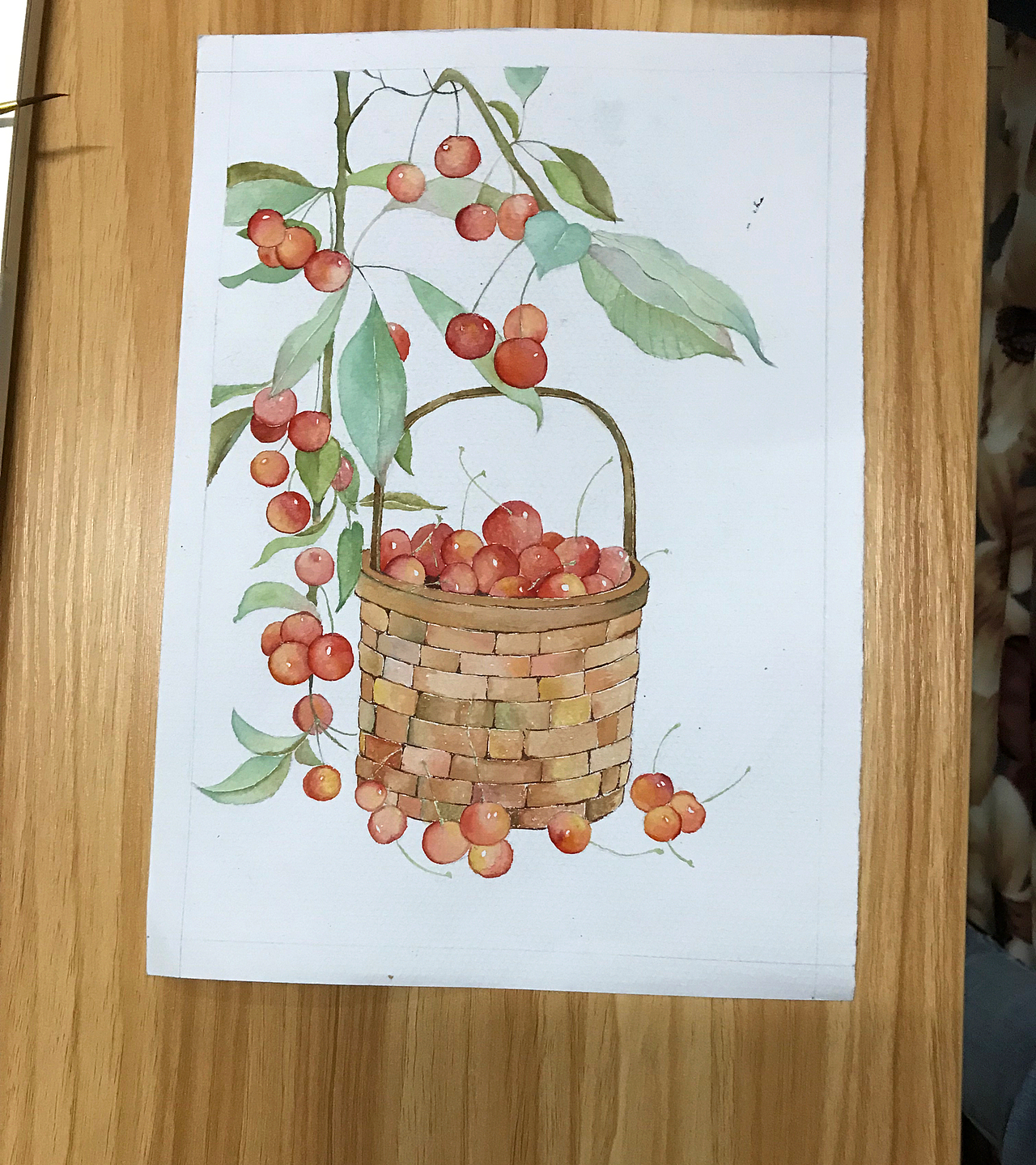 小樱桃（图ZMTAzMTk1NjU2） - 绘画 - 站酷设计师小橘子fy原创素材 - 站酷ZCOOL