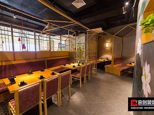 郑州商场麻辣香锅店装修_麻辣香锅店效果图_京创装饰