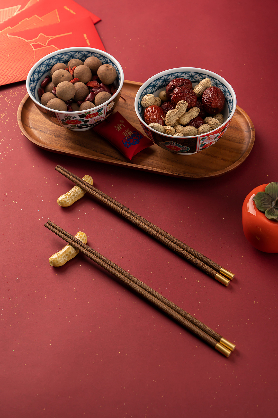 一组筷子的海报