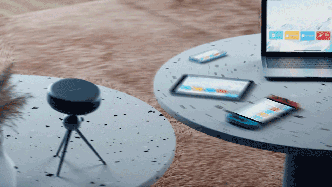 投影仪产品三维动画视频