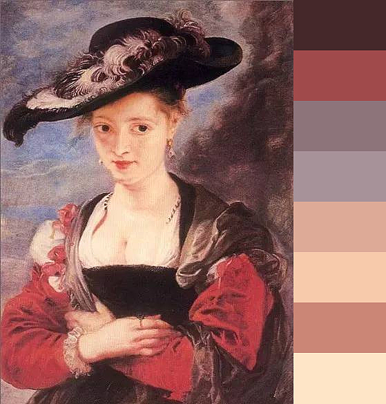 鲁本斯——海伦娜.弗尔曼肖像