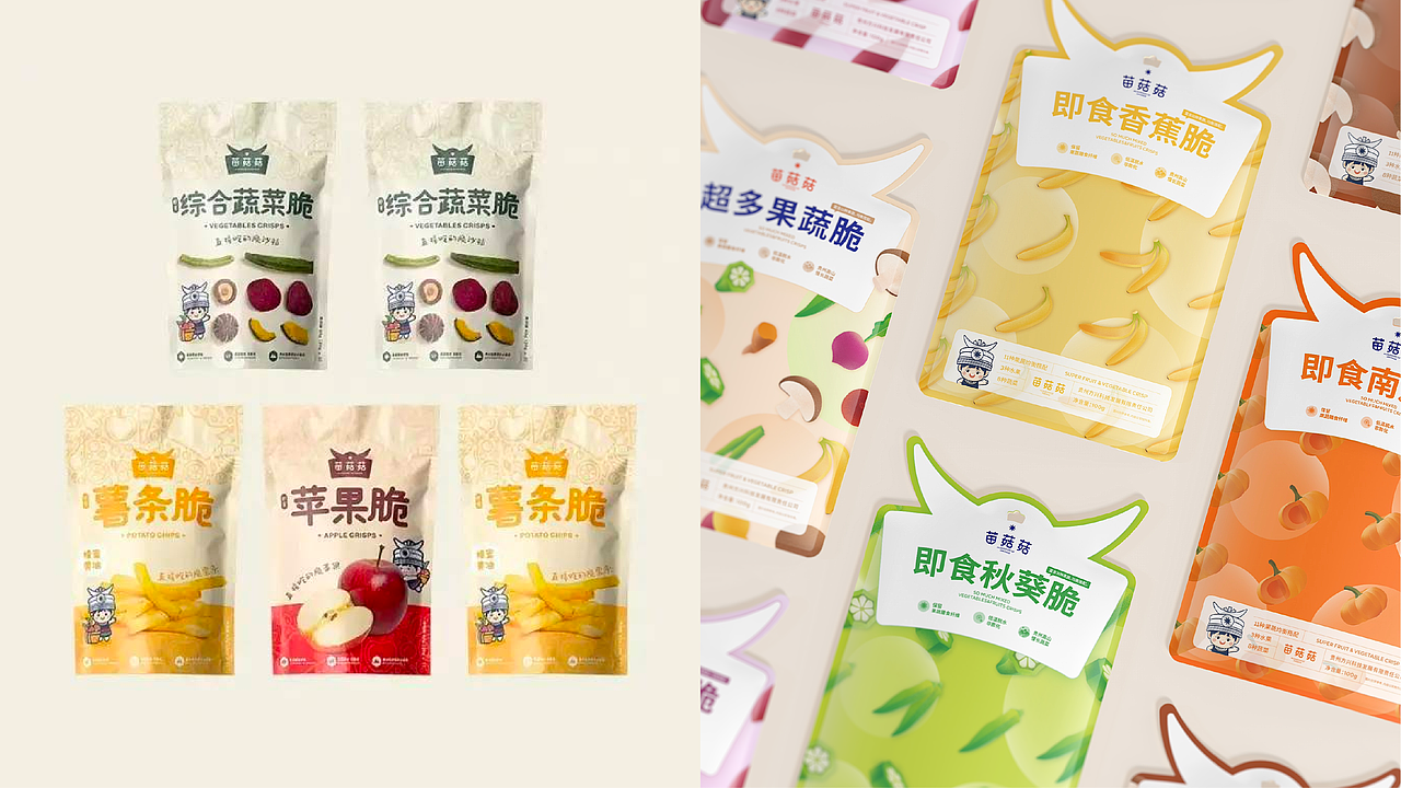 陈义文品牌设计作品丨苗菇菇果蔬脆 81
