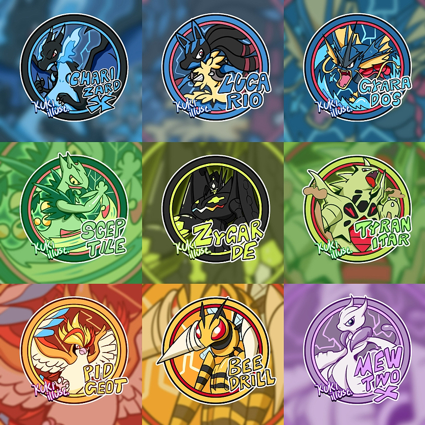 2024作品①（图ZMzY1MTY3Mzk2） - 创作习作 - 站酷设计师插画师kuki原创素材 - 站酷ZCOOL