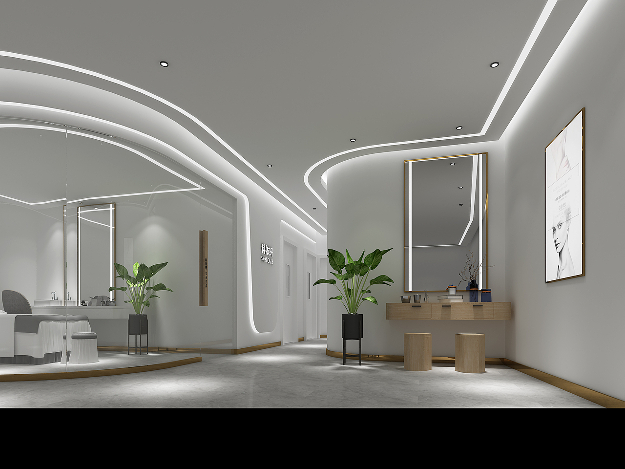 YKK美容会所（图ZMTUzMzA2OTI4） - 建筑/空间 - 站酷设计师弈时YS设计原创素材 - 站酷ZCOOL