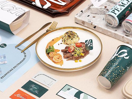 漫城轻食餐厅 品牌设计 空间设计 