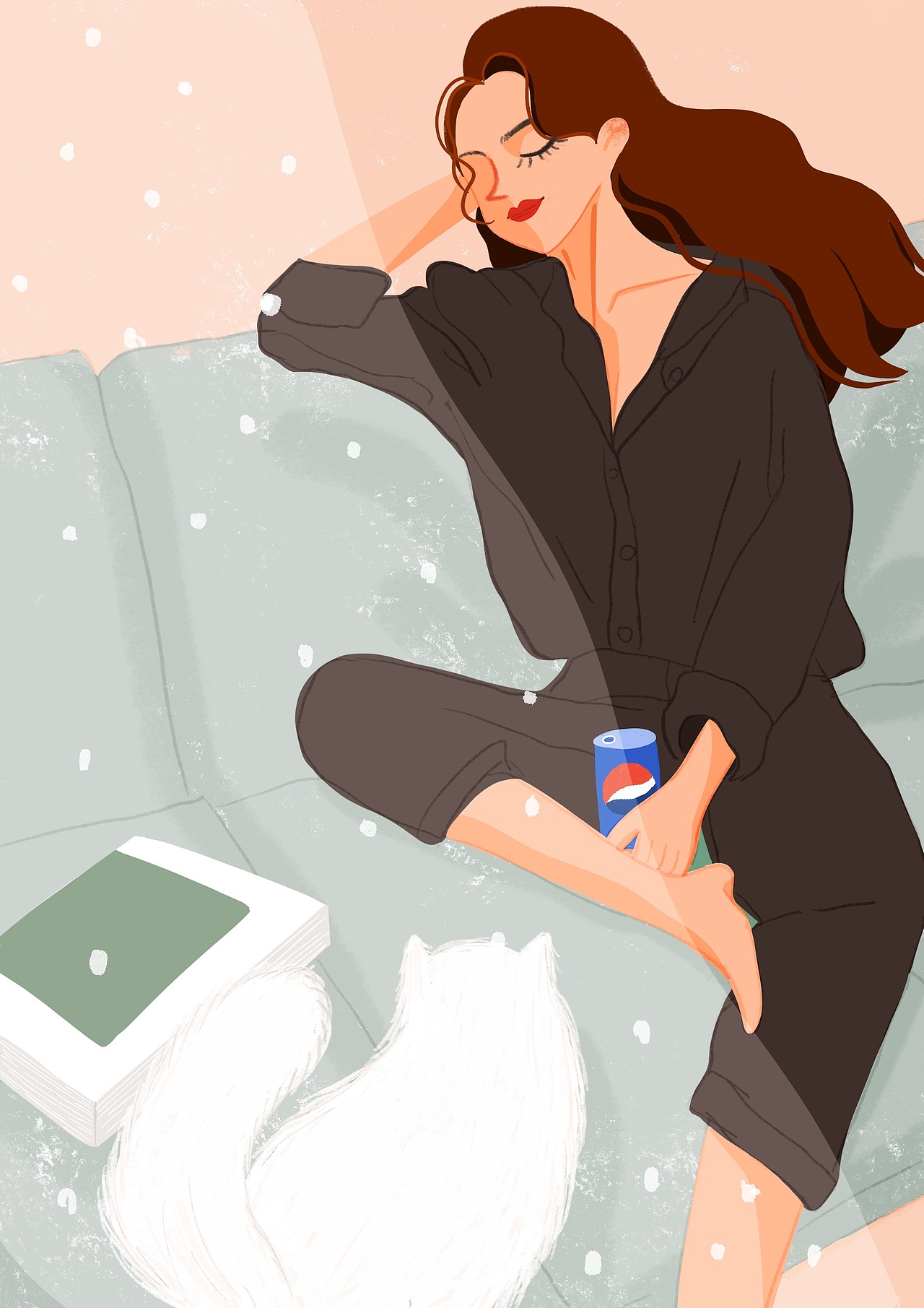 悦指间美甲插画合集