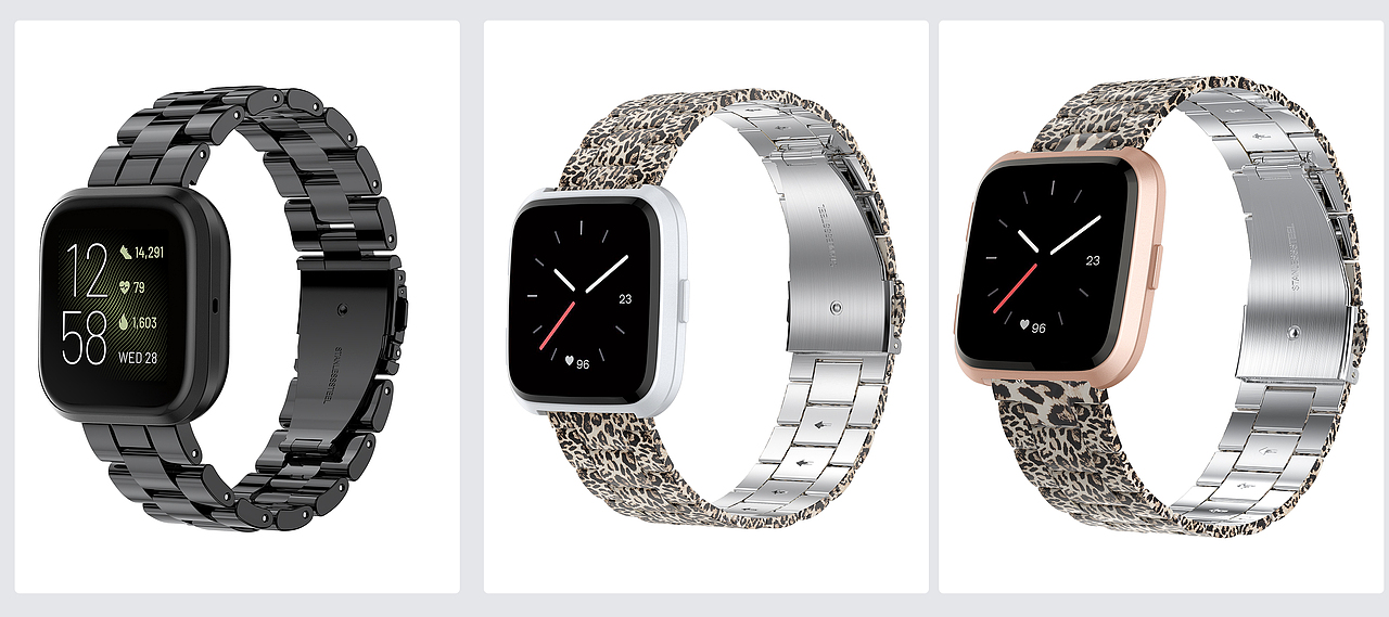 Versa 2 3系列钢带表带