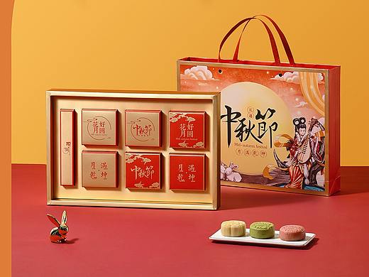 美享一刻月饼包装盒拍摄