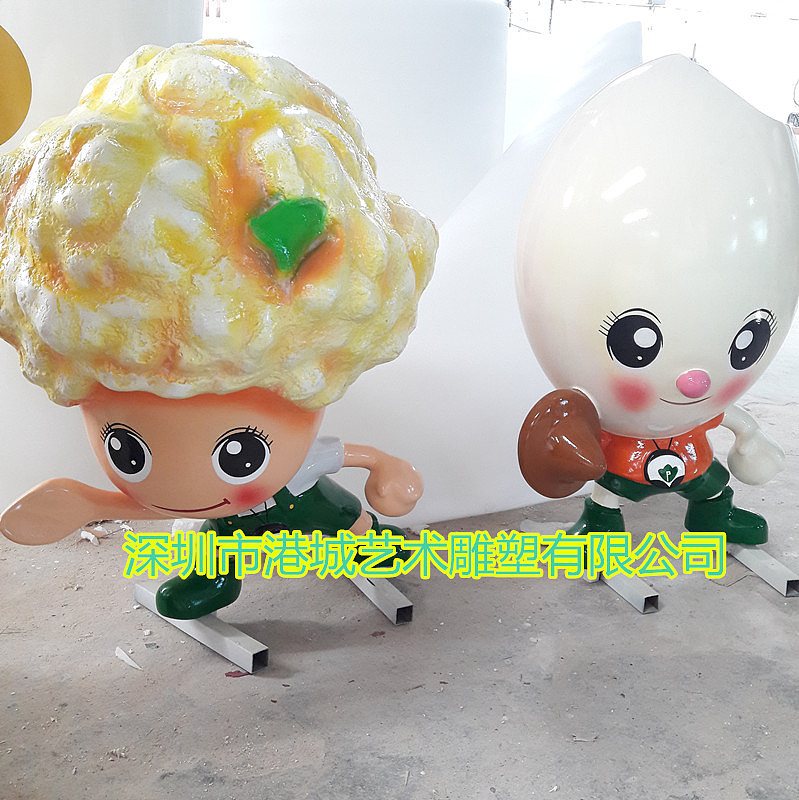 粗粮粮食IP形象玻璃钢大米宝宝爆米花卡通雕塑娃娃摆设（图ZMjE2OTIwNTQw） - 雕塑 - 站酷设计师深圳港城雕塑原创素材 - 站酷ZCOOL